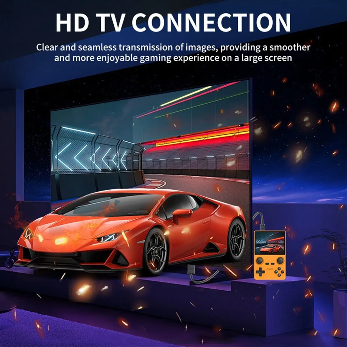 ■★New Arrival Fashion  X35S Handheld Video Game Console Hall Joystick Open Source 16G+128G Retro Game Controller for //N64/ Emul