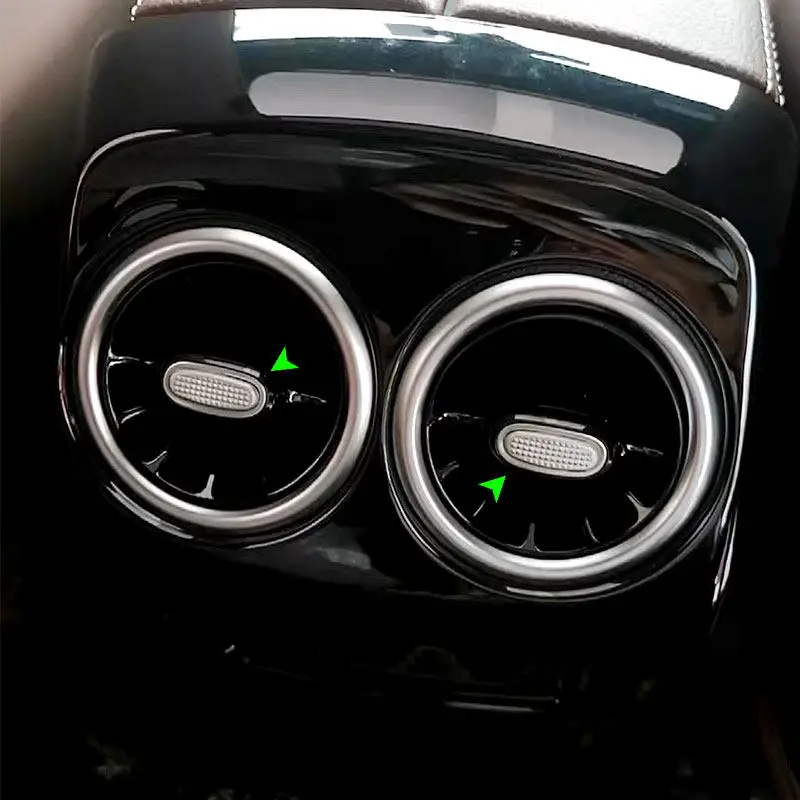 

Центральная консоль автомобиля, кнопка кондиционера, центральная наклейка, накладка для Mercedes Benz A B CLA GLA GLB Class W177 W247 H247 X247 C118