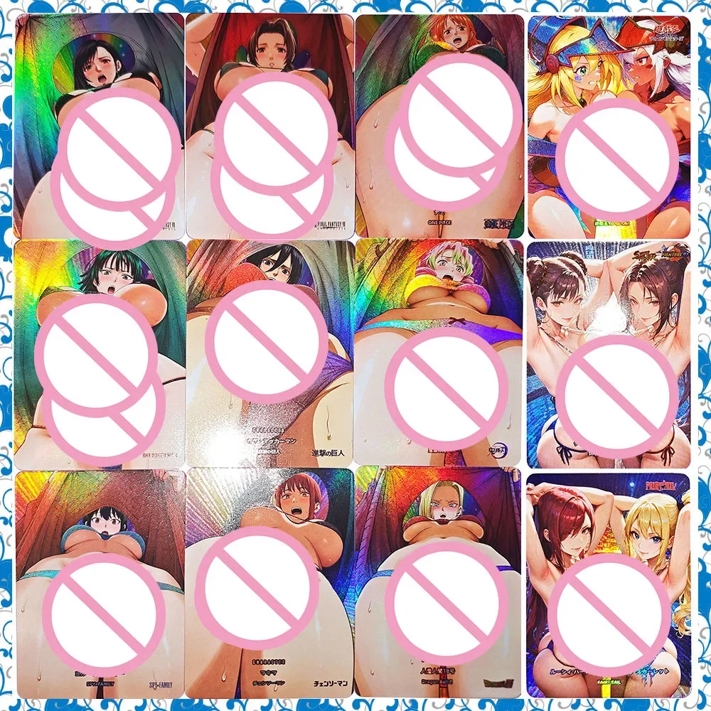 

Аниме One Piece Pokemon DIY ACG Премиум Блестящая Коллекционная карта Рождественские подарки на день рождения Makima Nami Lillie Nico Robin Cynthia