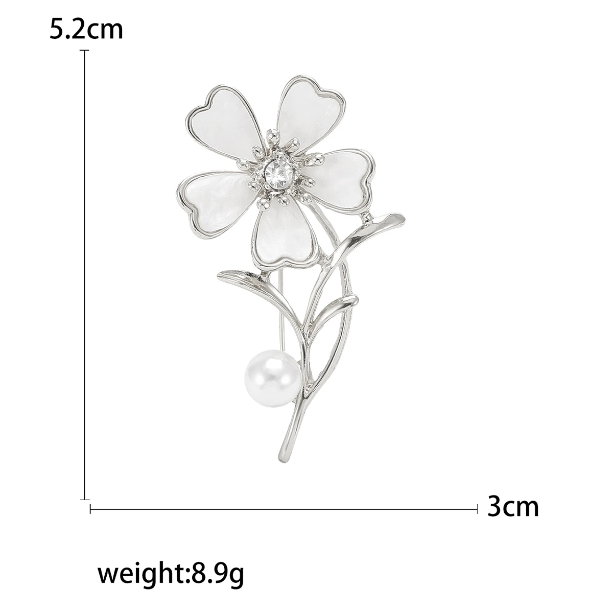 Fashion Exquisite Shell Flower Pearl Brooches Pins For Women Elegant Suit Clothing Jewelry High Quality Casucal Badges Corsage