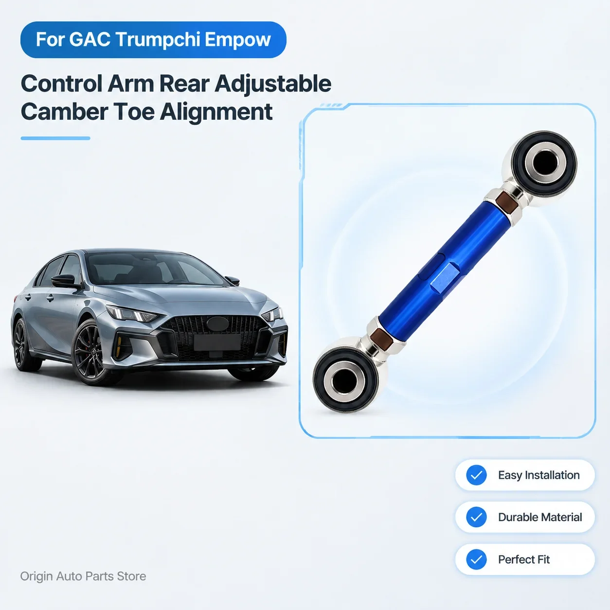 Control Arm Rear Adjustable Camber Toe Alignment Reinforced Positioning Camber Toe Adjustment Arm For GAC Trumpchi Empow
