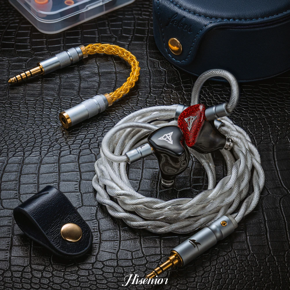 Hisenior IEM Mega5Est Bass+ 1D - Dj Headphones Professional ulasan dan harga
