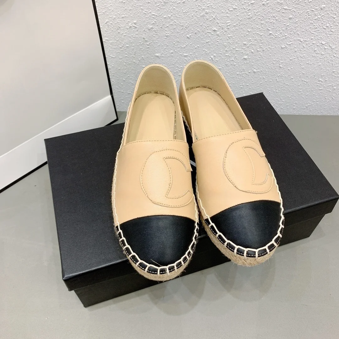 

26SS Classic versatile multi-color fisherman shoes designer women's slip-on flat boat shoes casual loafers