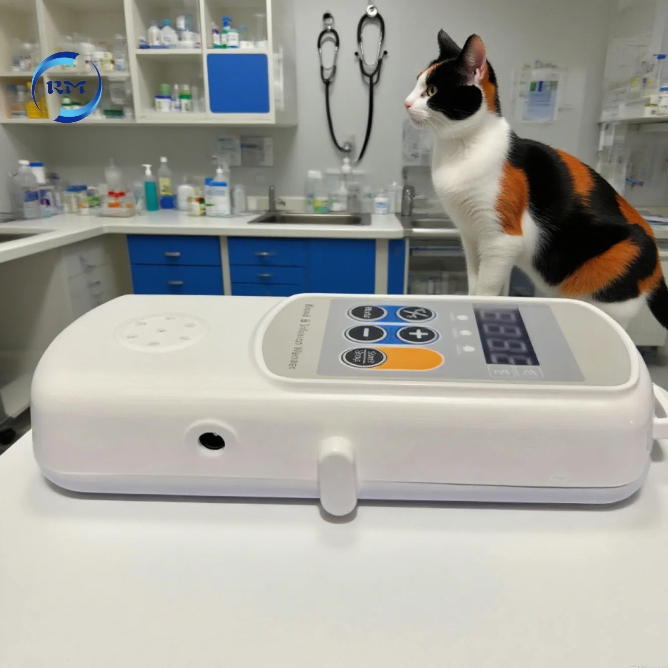 Rayman RM17-W1 Blood Infusion Warmer Portable Veterinary Use Handheld AC 110-220V Blood Fluid Warmer for Infusion Pump LCD