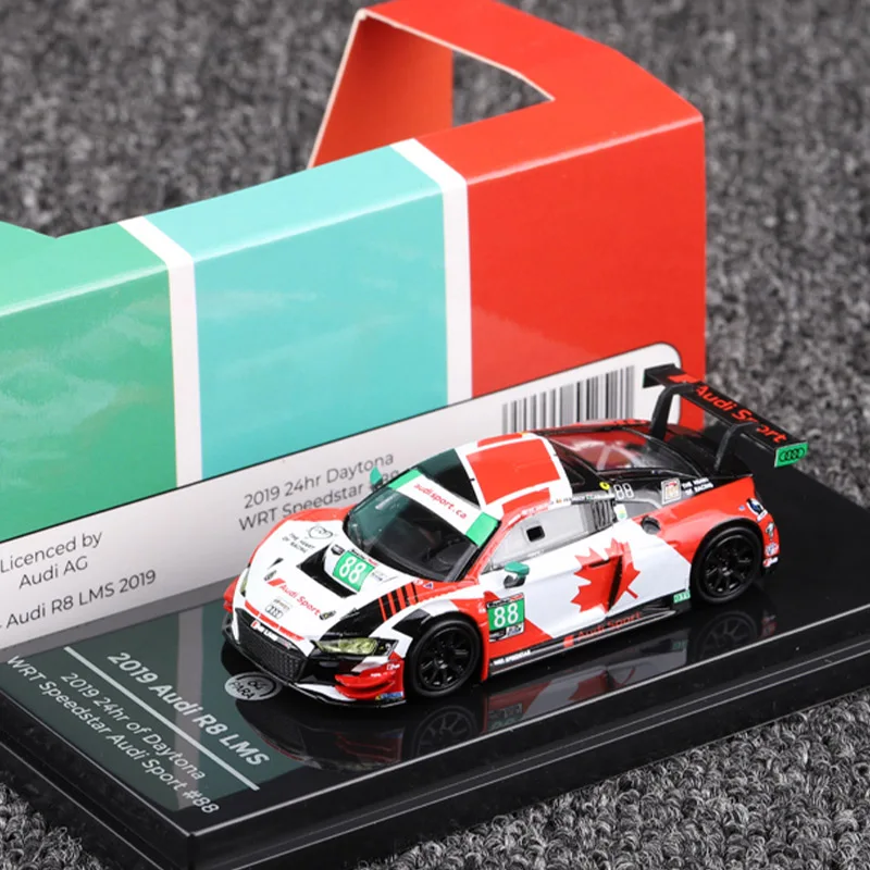 بارا باراجن 1/64 أودي R8 LMS # 4 # 88 # 66 # 24 # 25 نموذج سيارة سباق محاكاة سبيكة تحصيل عرض ثابت نموذج الصبي هدية