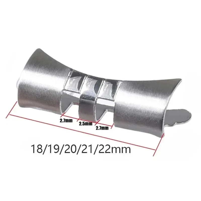 Stainless Steel Straight Curved End Link 18/19/20/21/22mm Watch Adapters for Seiko SKX009 SKX007 Jubilee Oyster Metal Connectors