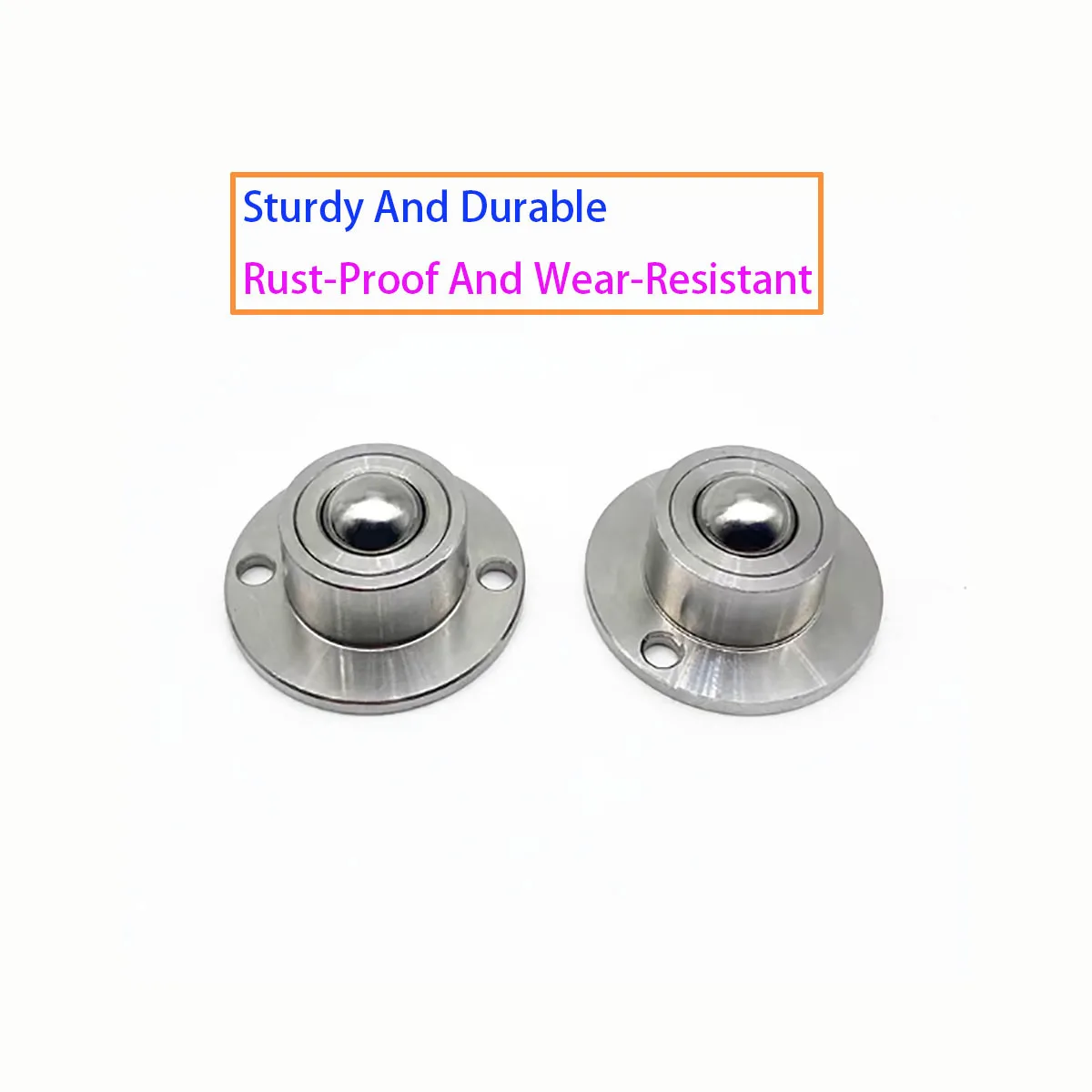 Steel Ball Roller Universal Ball Conveyor Bearing Flange Mounted Type Sliding Wheel for Transmission