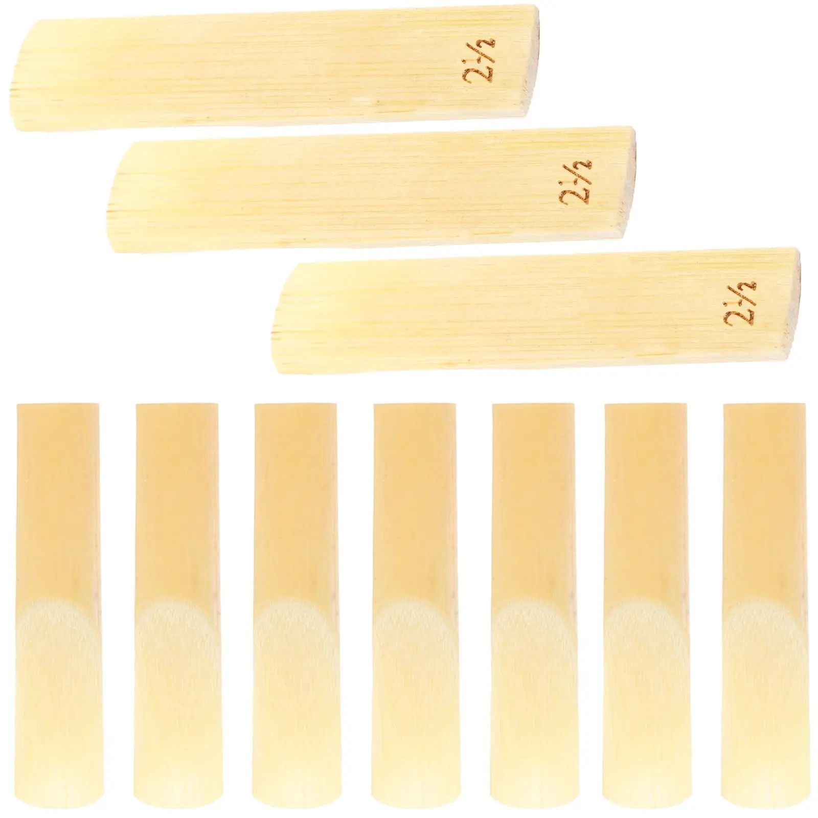 

10 Pcs Sax Reeds Clarinet Accessories Replacement Tenor Saxophone Reeds Kit Instrument Parts Lightweight Small Size