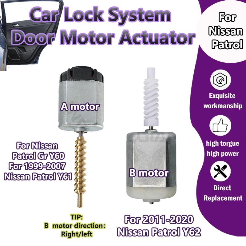 

VD297Y15/10400 370344/VD117Y28 For Patrol Y61 Y62 Gr Y60 Car Left Right Lock System Door Motor Actuator direct replacement tool