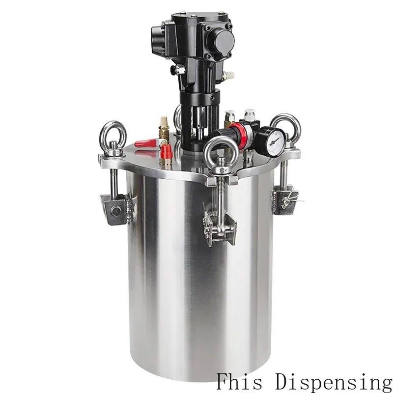 

4L Stirring Pneumatic Stainless Steel Pressure Drum Glue Distribution