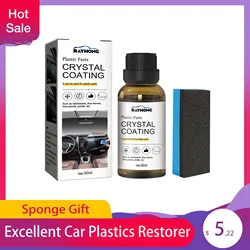 Restauratore di finiture in plastica per auto eccellente restauratore di plastica per auto con spugna per portiera dell'auto