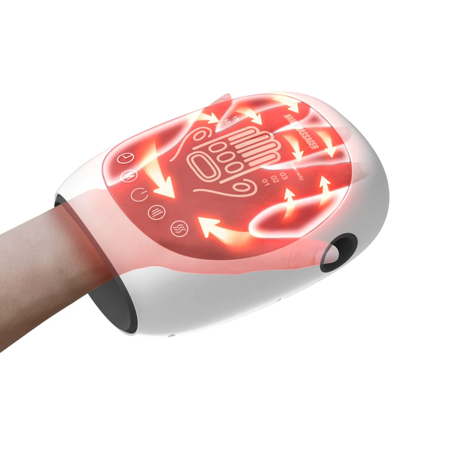 

Luxurious Intelligent Hand Massager with Soothing Heat Compress Relaxation Finger and Palm Massage Indulge in Comfort
