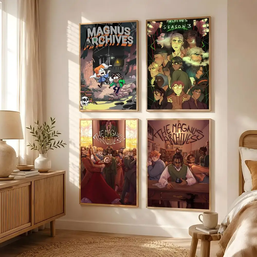 Game The M-Magnus A-Archives Poster Poster All-match HD Waterproof Self-Adhesive Wall Art Sticker For Home Bedroom