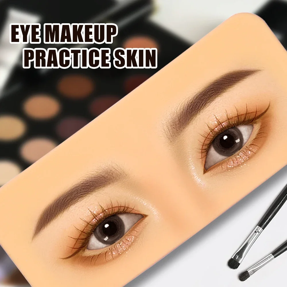 Premium 5D Silicone Eyebrow Tattoo Practice Training Skin Pad for Eye Permanent Makeup Board Beauty Academy Cosmetic Synthetic