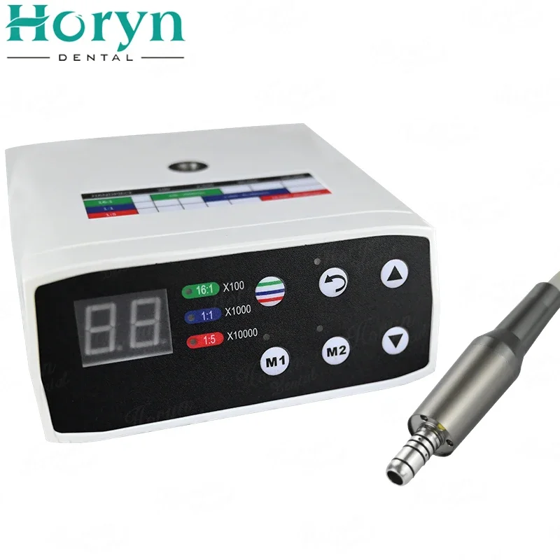 Den tal Brushless Led Micro Motor Electric Machine Set Internal Water Spray E-type Contra Angle Handpiece Clinical Equipment