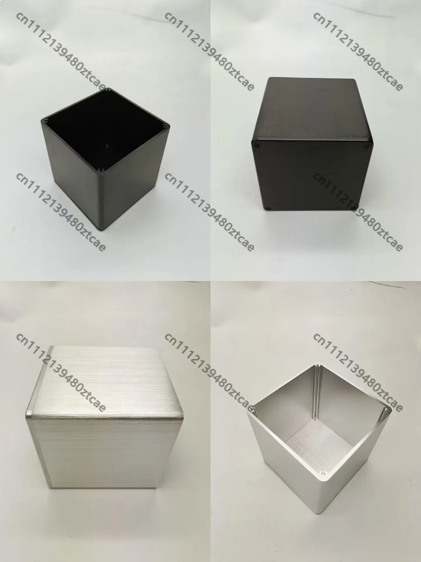 1pcs Square Aluminum Transformer Cover 134x134x136mm for Output Transformer