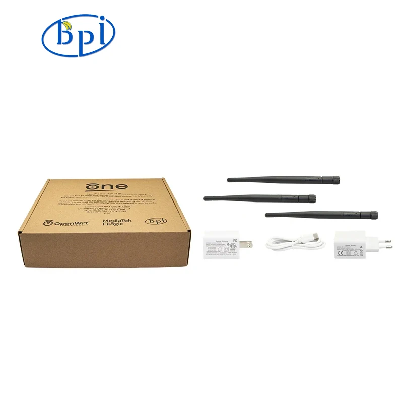 Banana Pi OpenWrt One Router مفتوح المصدر MT7981B Chip Solution WiFi6 1GB DDR4