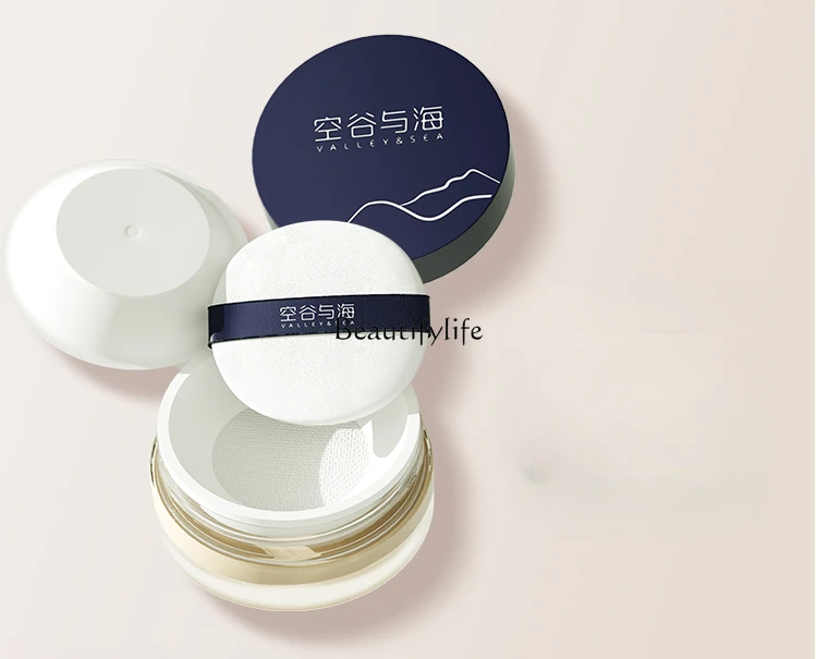 Durable Face Powder for Women, Oil Control, Waterproof and Sweatproof Makeup, Female Brightening Skin Color