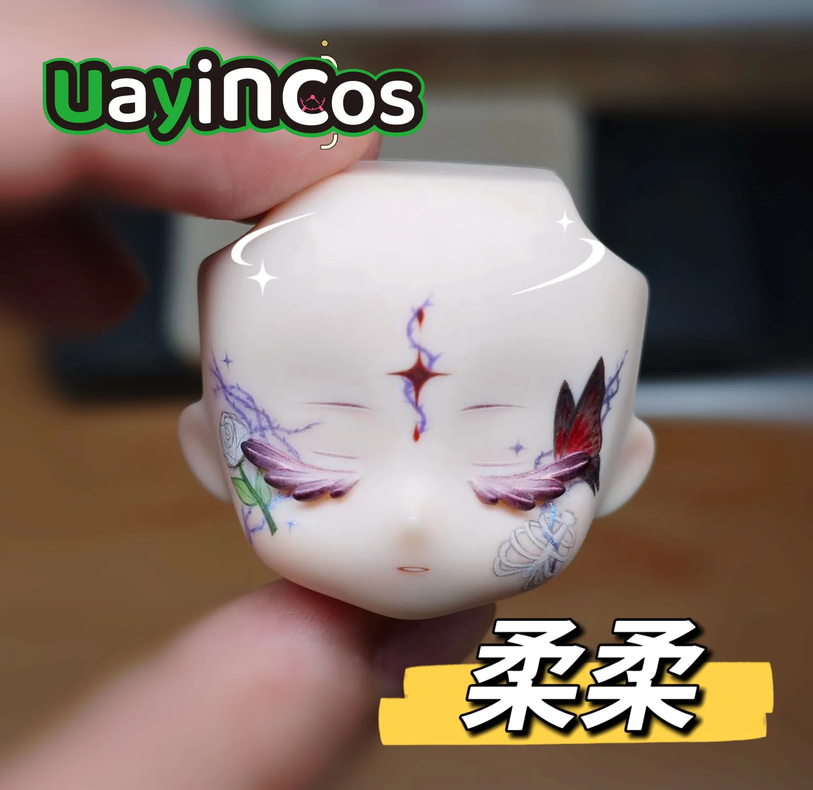 

Handmade OB11 Faceplates GSC Blank Face Water Sticker Face Shell Make Up Faceplate BJD Doll Accessories Game Anime Toy Kids