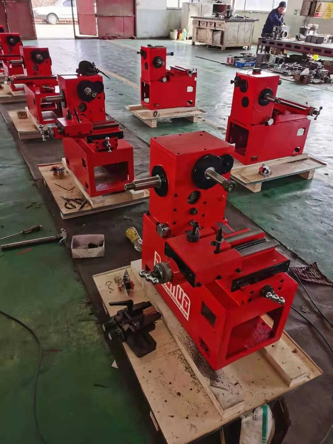 أحدث آلة مخرطة قرص الفرامل C9335 للسيارة وC9335a طحن موازنة إصلاح طحن القشط طبل قطع في الصين #4