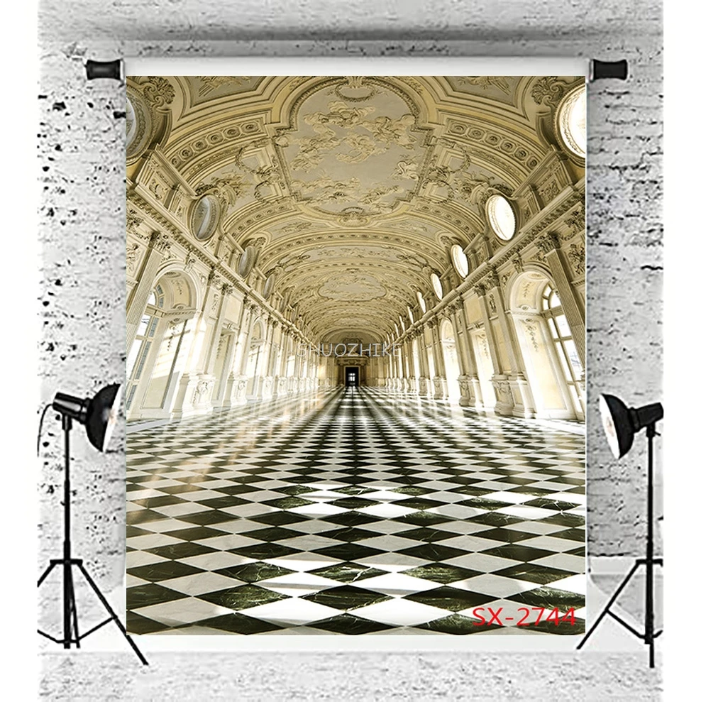 

Palace European Style Retro Classicial Photography Backdrops Props Art Castle Architecture Studio Background DYL-01