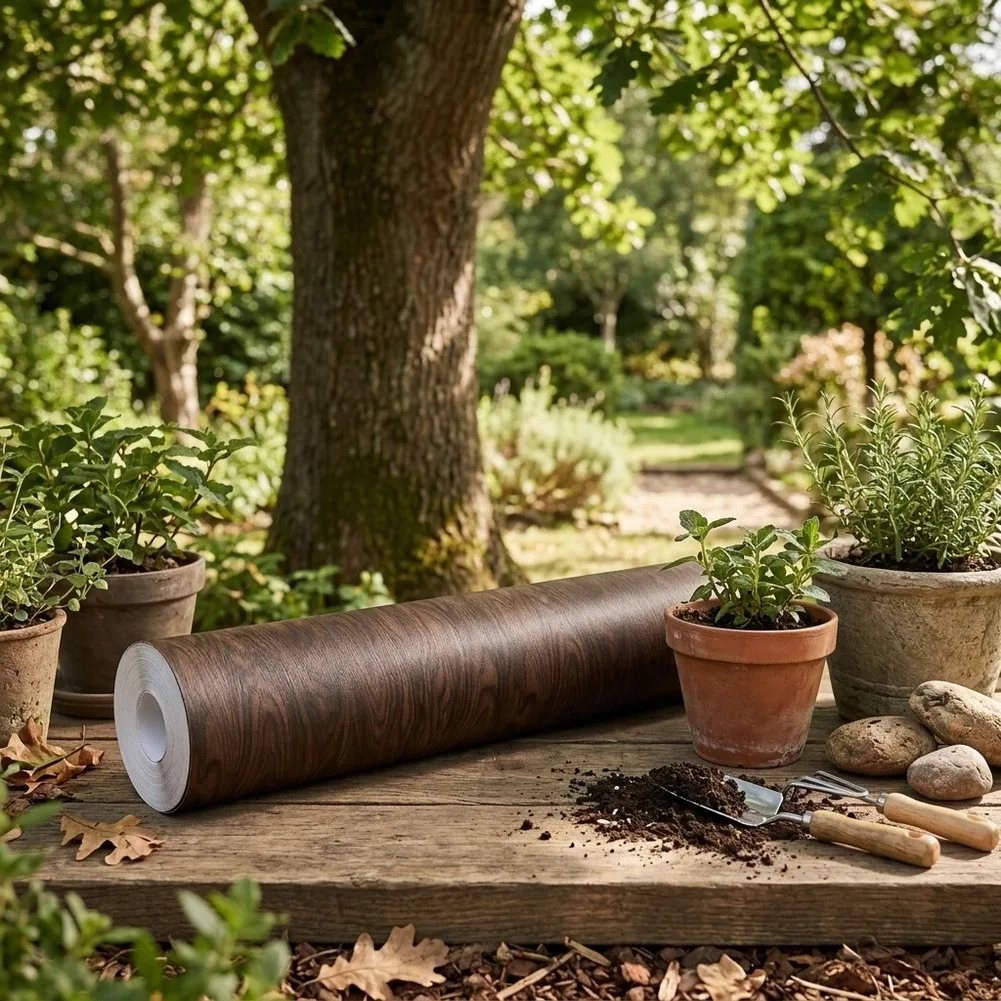 PVC Leather Barrier for Plant For Roots - Squirrel Climbing Guard Compatible with Various Pot Types 40x140cm 0.9mm