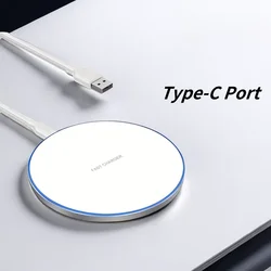 30W Wireless Charger Pad Stand for iPhone 17-11 X XR Samsung S22 S21 Xiaomi Phone Chargers Fast Charging Dock Station