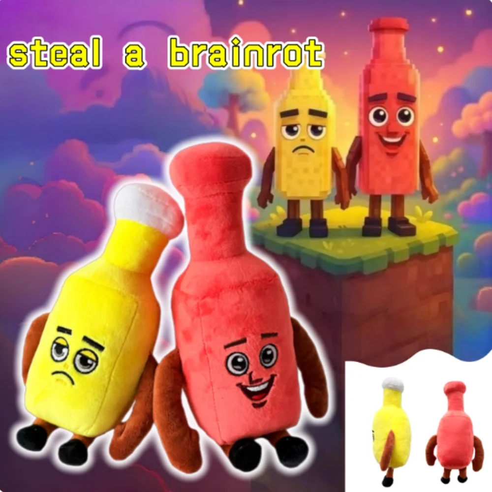 

New In Stock Steal A Brainrot Sammy Jandel Strawberry Elephant Plush Doll Anime Peripherals Toy Halloween Christmas Gift