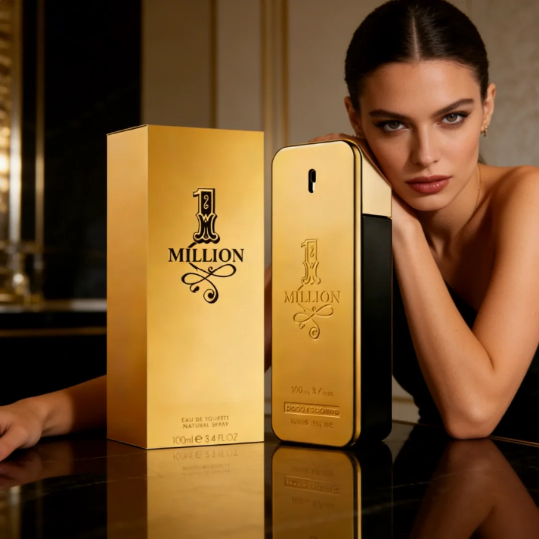 1 Million By Paco Rabanne EDT TESTER para Hombre 3.4 fl oz 100ml. Fragancia de diseñador de larga duración con mandarina.