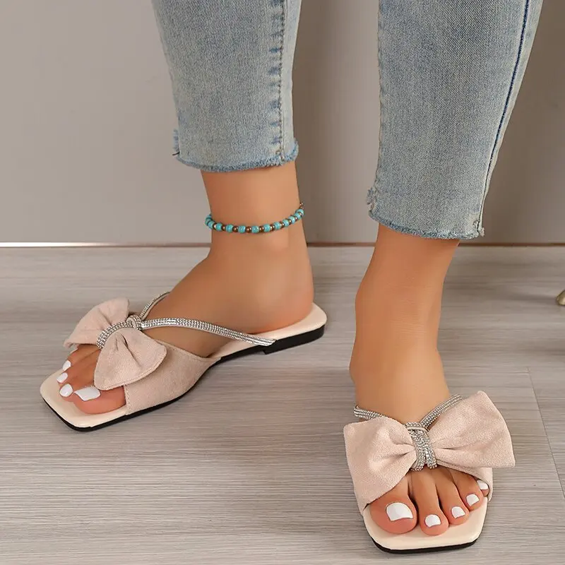 Summer New Large Size Women\'s Shoes Slippers women\'s transparent sandals women\'s sandals square heel