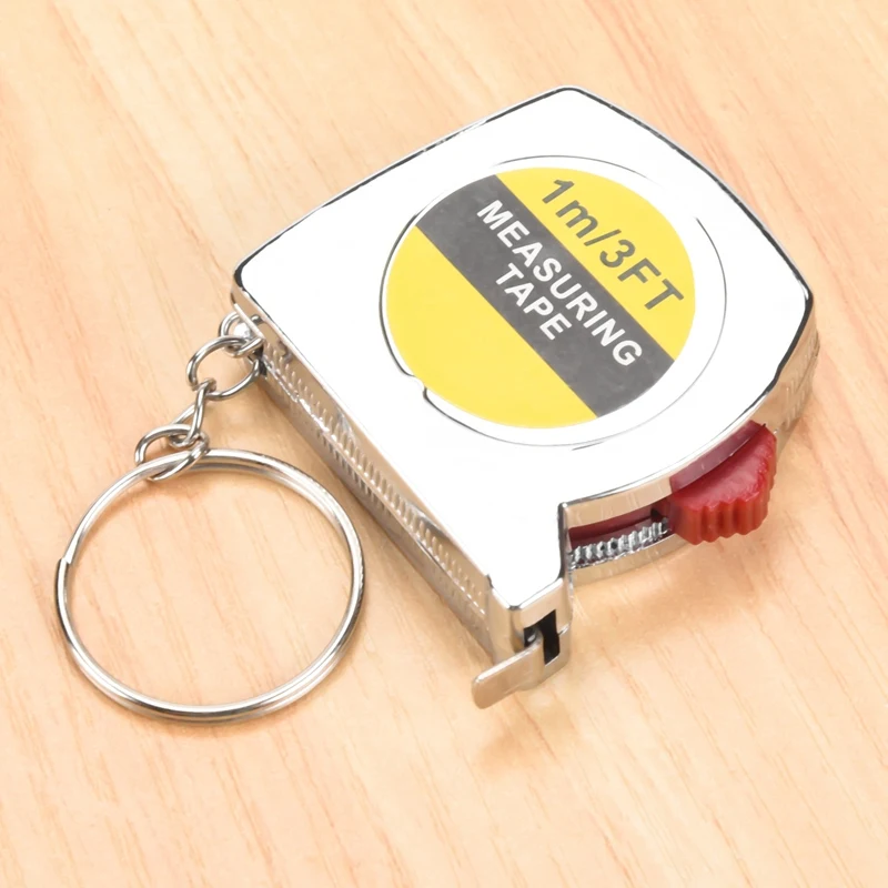 50 Pcs Keychain Tape Measure Tape Measure Functional Pocket Tape Measure Small Tape Measure Retractable For Adult Kids