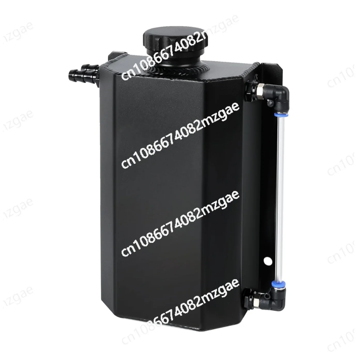 

2L Square Ventilation Tank Oil Expansion Cooling Box Overflow Overflow Box Aluminum Alloy Universal Type