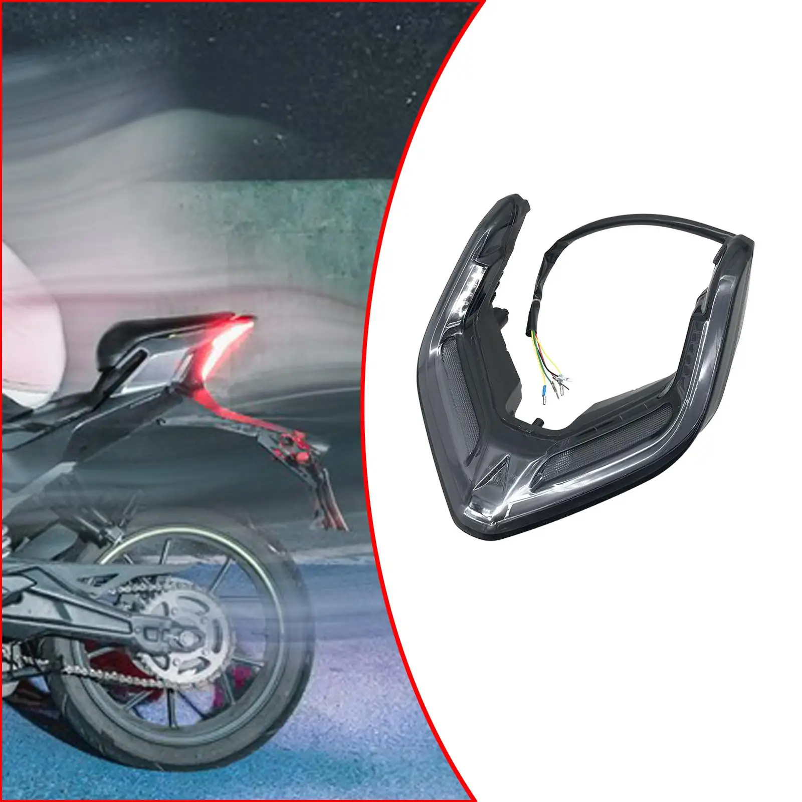 

LED Motorcycle Tail Light Indicator Replaces Integrated Easy to Install Turn Signal for Ducati Panigale 2018 V2 2019 2020