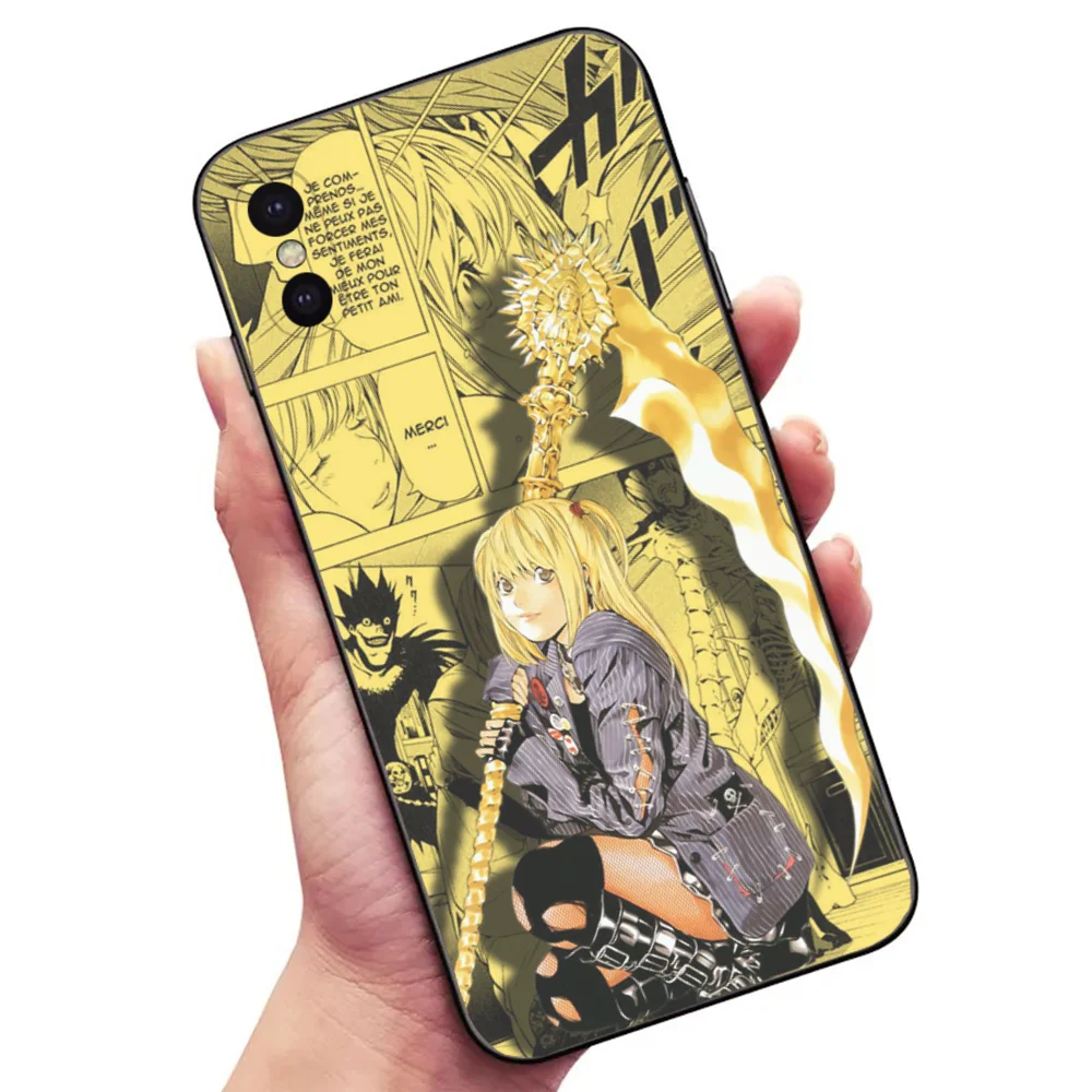 Amane D-Death Misa NoteS-S Phone Case For Samsung S24,23,22,30,21,10,9,Ultra,Plus,Lite,FE,5G Black Soft Case