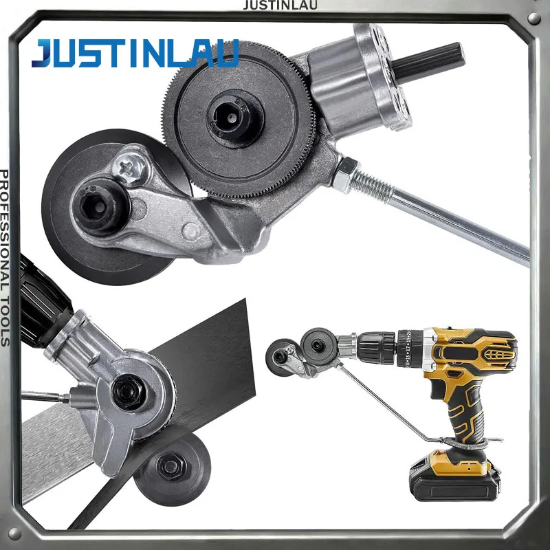 

JUSTINLAU Electric Drill Converted To Metal Plate Cutter New Type of Iron Sheet Cutter Modified To Cutter Electric Drill Shears
