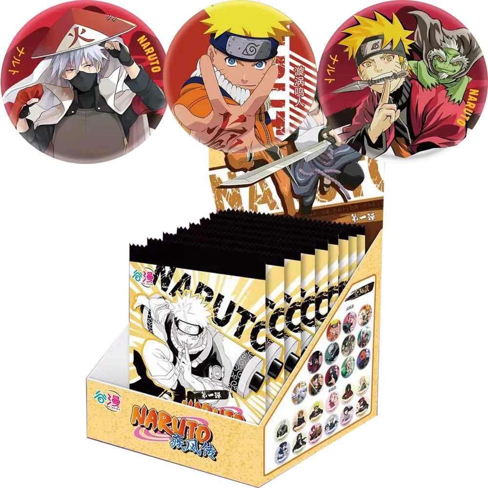 

Hot Blooded Battle Anime Naruto Celebrity Periphery Round Badge Exquisite Craftsmanship Collection Brooches Kids Hobbies Gifts