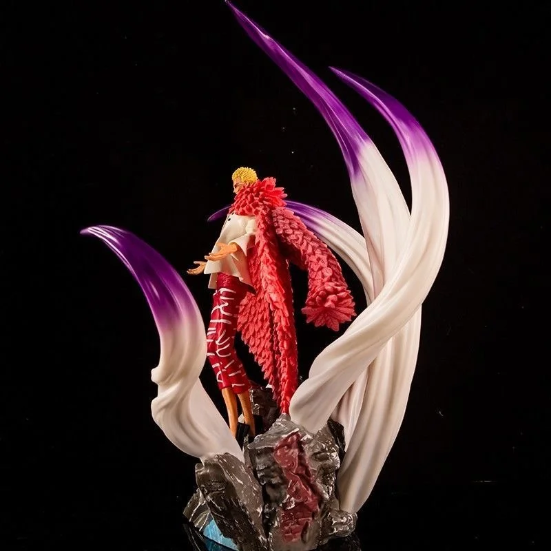 50 cm une pièce Anime Figure Oka Shichibukai Donquixote Doflamingo Action poupée Statue ornements recueillir Pvc modèle poupée cadeau jouet