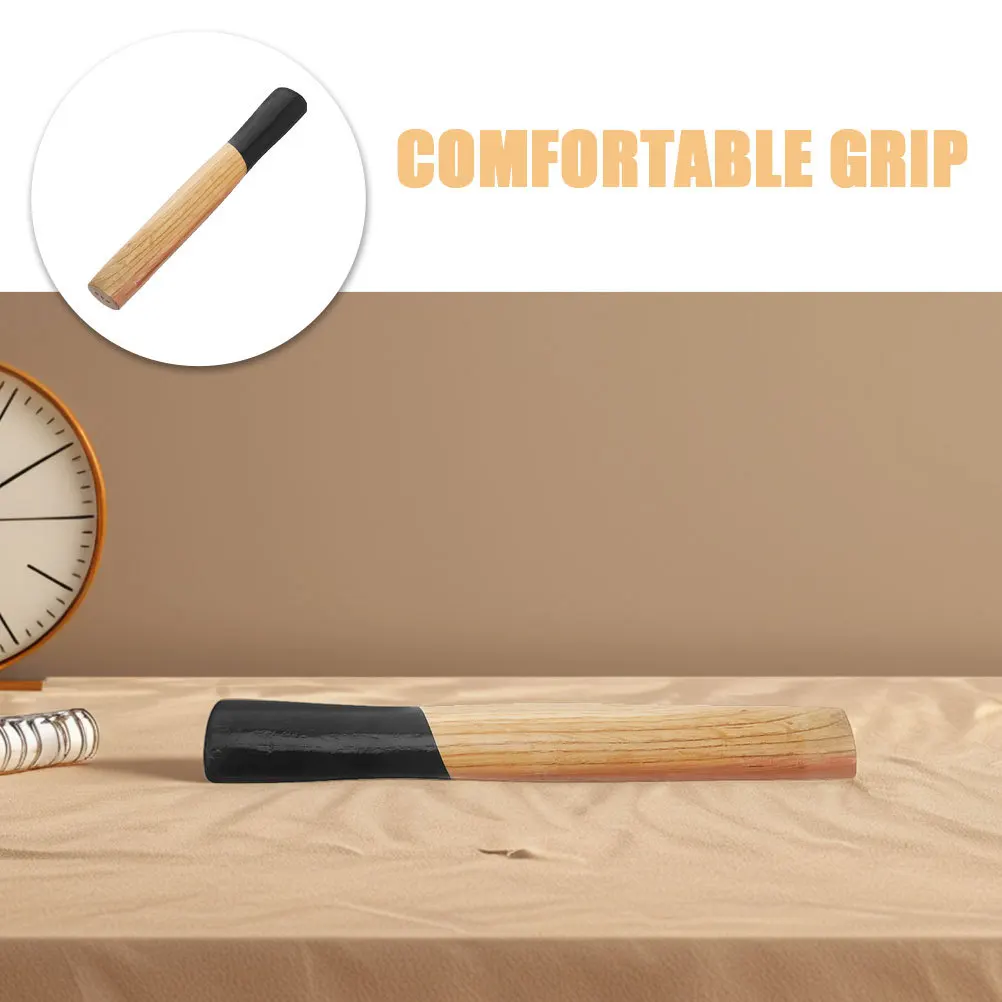 مقبض مطرقة بديل من الخشب لرأس ميسون المربع وقبضة مريحة وقطعة إصلاح أداة خارجية قوية #2
