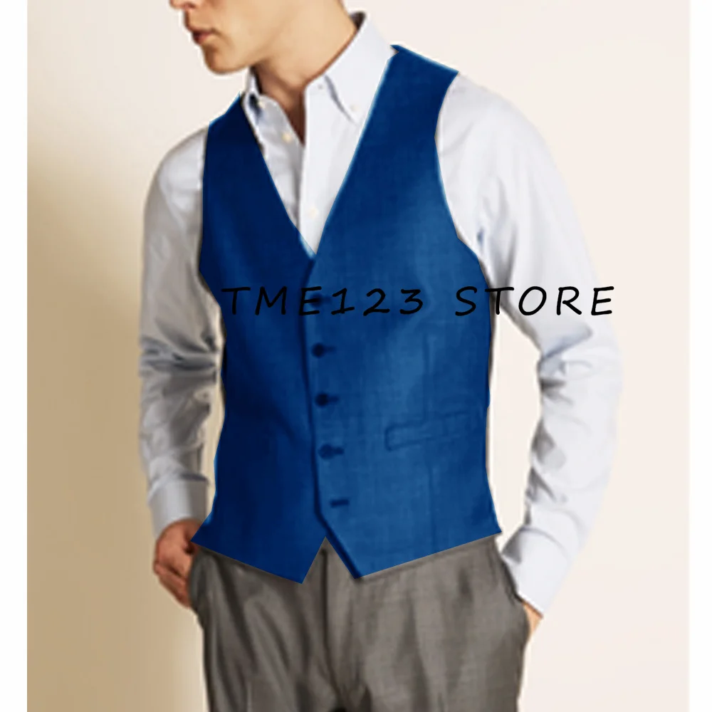 Men's Solid Color Casual Vest Formal Man  Suit Male Elegant Suits for Men Vests for serge