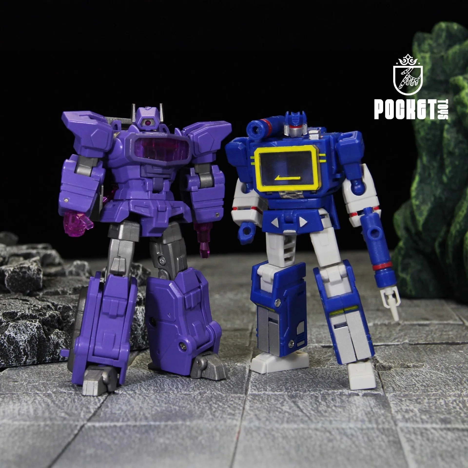 In Stock Transforming Toys PocketToys PT03 Shockwave G1 Animated Version Small Scale Robot Model Action Figures Collection Gift