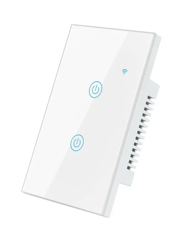 Simplify Your Lighting Control, US WiFi Smart Wall Touch Switch, Remote Control, Voice Control, Easy Installation