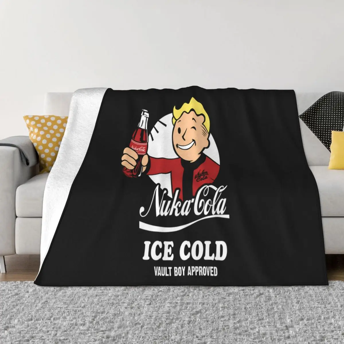 Плюшевые одеяла для кровати Nuka кола, одеяла для дома и украшения
