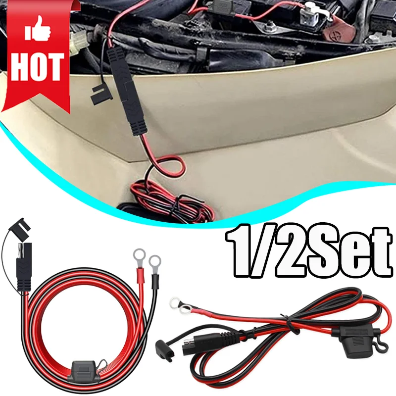 

12V SAE Fuse Box Plug Solar Cable New Arrival Hot-selling 16AWG Connector Battery Charger Extension Adapter Wire Auto Parts