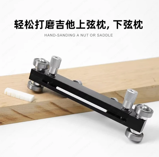 V3 Guitar String Action Gauge Tool, for Nut & Saddle Adjusting to Fix Buzzing, Acoustic Electric Guitar
