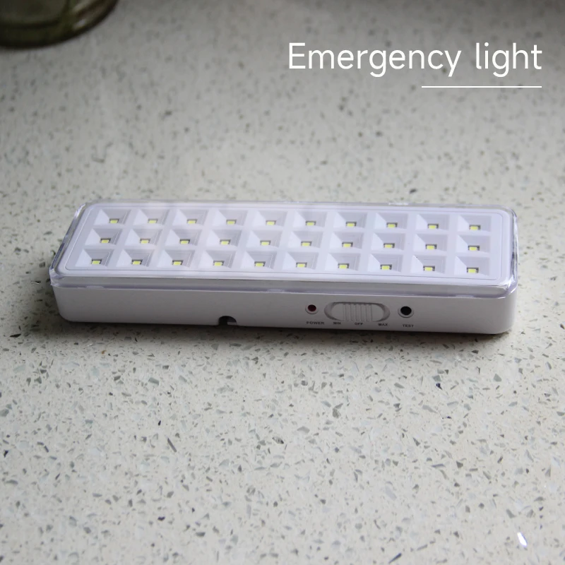 Wall-mounted Emergency Light 2 Modes Rechargeable Home Outdoor Camping Lantern Dimmable 30 LEDs Portable Night Repair Light