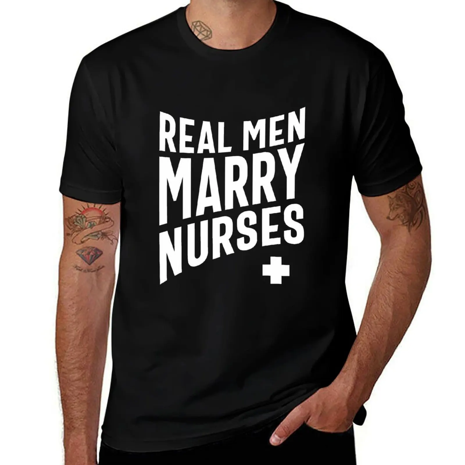 

Real Men Marry Nurses T-Shirt man t shirt cotton anime t shirts for man t shirts for man graphic tees T-shirt
