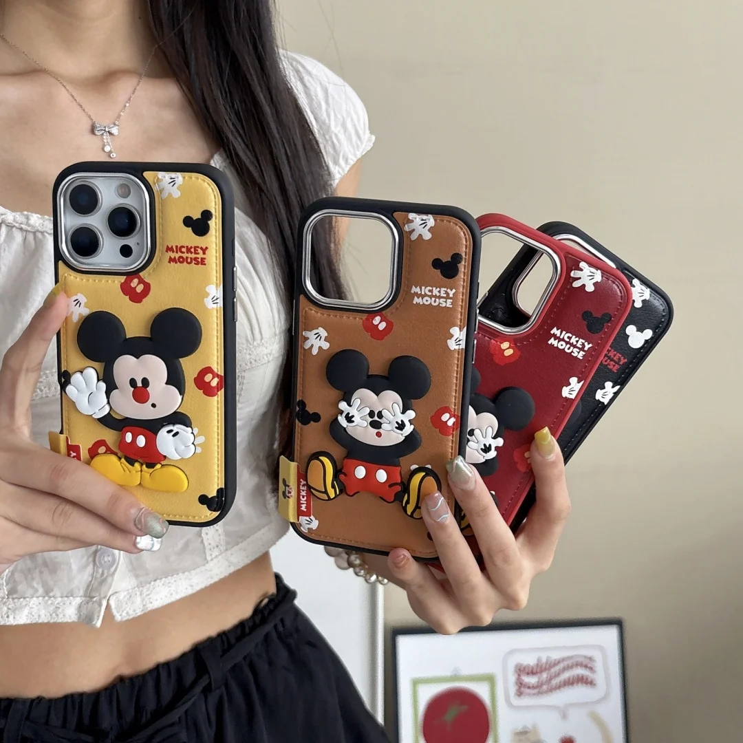 حافظة لهاتف آيفون 16 15 14 13 17 Pro Max PU DIY لهاتف هواوي ميت بورا 60 70 80