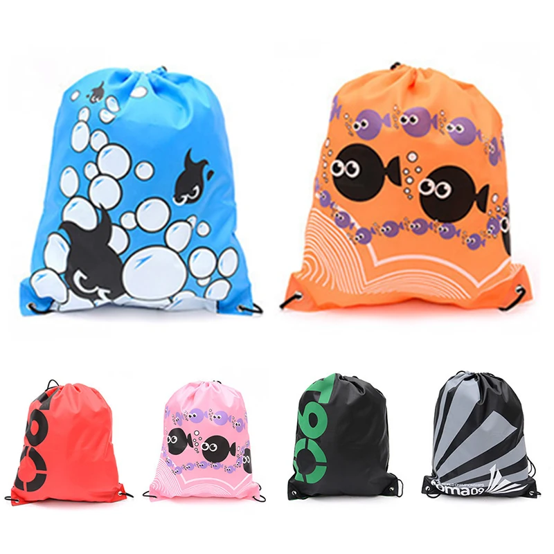 

Outdoor Sports Waterproof Drawstring Backpack Sacks Fitness Tote Bag School Sports Shoes Bag Sport Casual Backpack