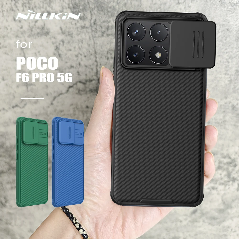 Nillkin for Xiaomi Poco F6 Pro 5G Case Camshield Slide Camera Cover Lens Privacy Protection Cases