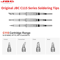 Original JBC C115 Cartridges Soldering Iron Tips High Precision Rework Fit NT115-A Handle Pen Nano NANE/NASE Soldering Station